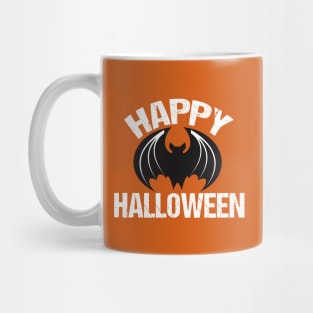 Happy Halloween Black Bat Mug